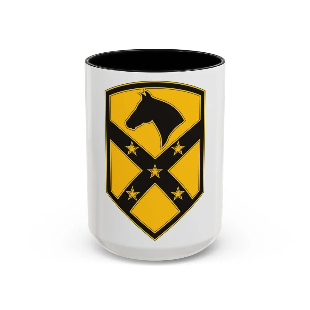 15 Sustainment Brigade (U.S. Army) Accent Coffee Mug-15oz-Black-Go Mug Yourself