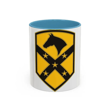 15 Sustainment Brigade (U.S. Army) Accent Coffee Mug 11oz Light Blue - Go Mug Yourself