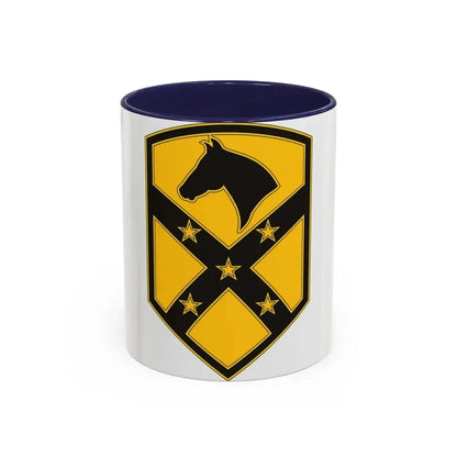 15 Sustainment Brigade (U.S. Army) Accent Coffee Mug 11oz Navy - Go Mug Yourself