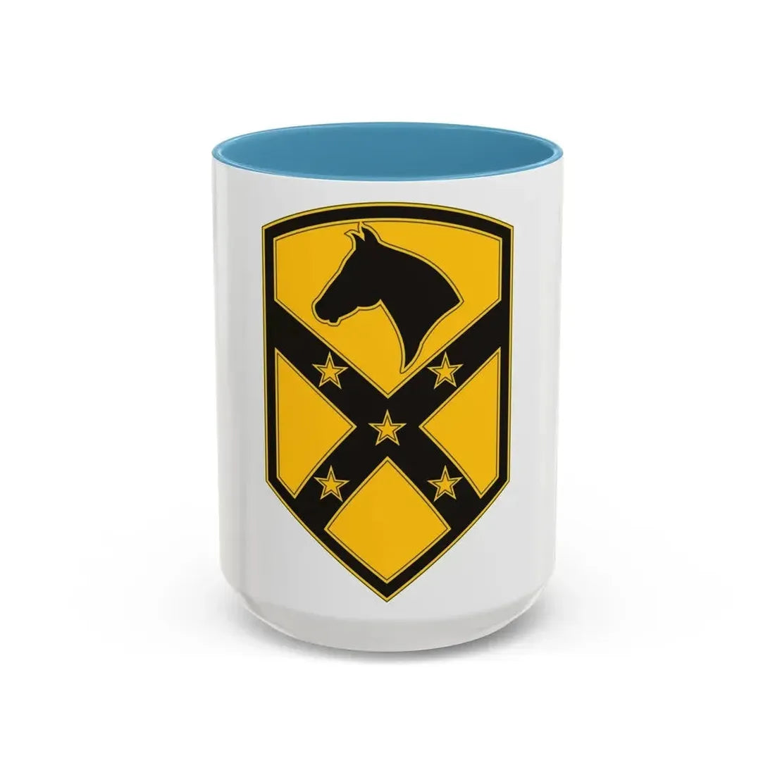 15 Sustainment Brigade (U.S. Army) Accent Coffee Mug 15oz Light Blue - Go Mug Yourself
