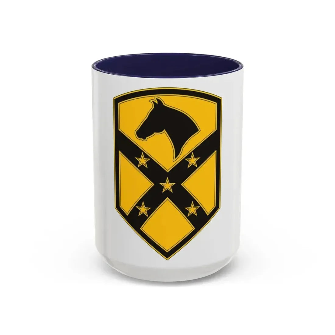 15 Sustainment Brigade (U.S. Army) Accent Coffee Mug 15oz Navy - Go Mug Yourself