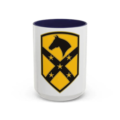 15 Sustainment Brigade (U.S. Army) Accent Coffee Mug 15oz Navy - Go Mug Yourself
