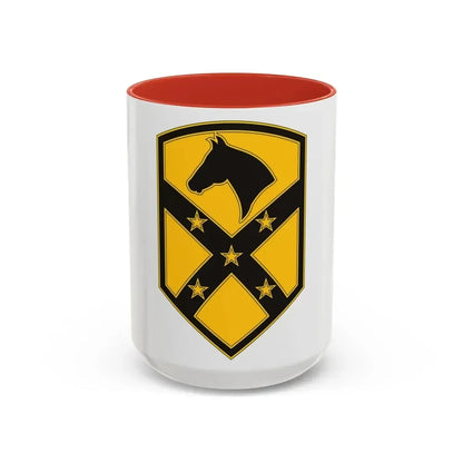 15 Sustainment Brigade (U.S. Army) Accent Coffee Mug 15oz Red - Go Mug Yourself