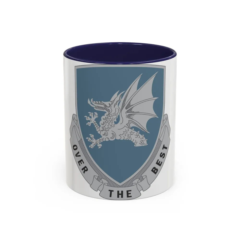 15 Transportation Battalion (U.S. Army) Accent Coffee Mug-11oz-Navy-Go Mug Yourself