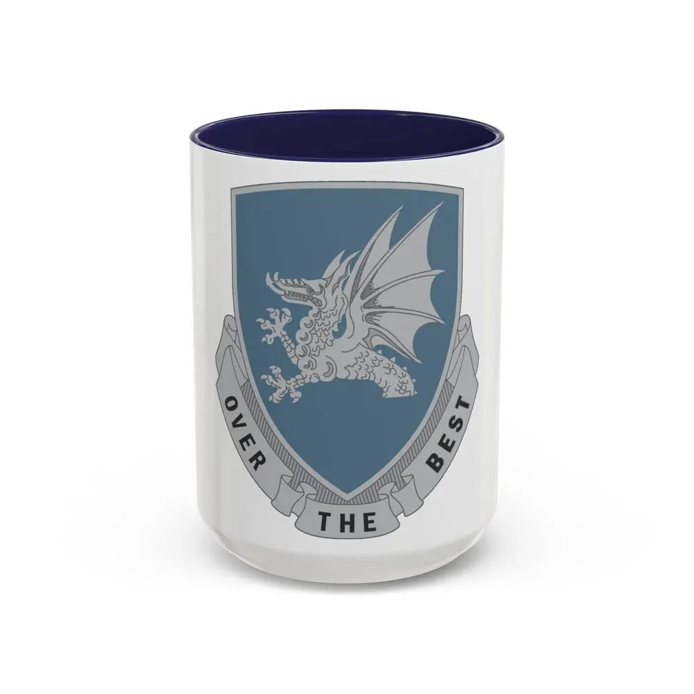 15 Transportation Battalion (U.S. Army) Accent Coffee Mug 15oz Navy - Go Mug Yourself