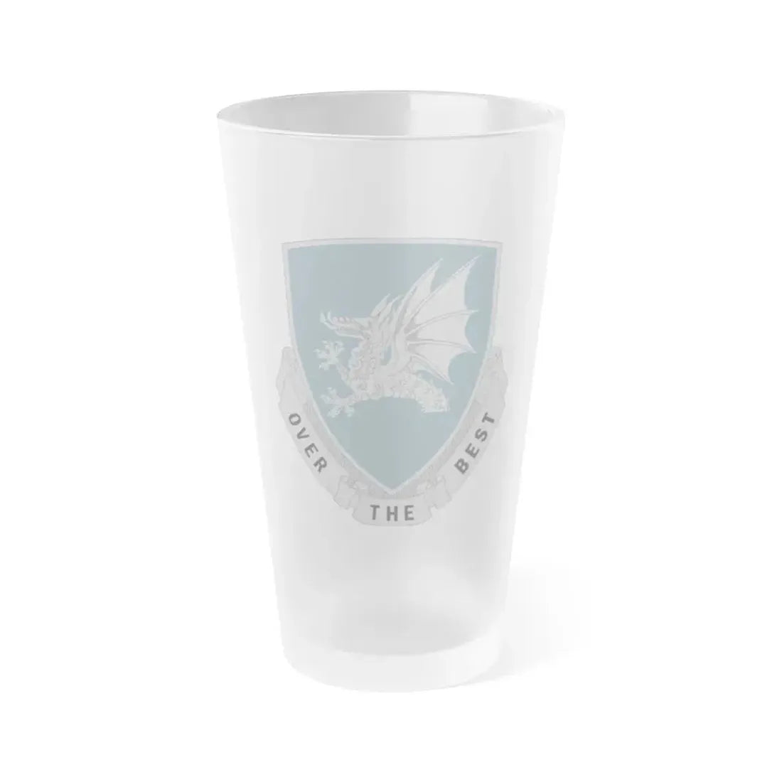 15 Transportation Battalion (U.S. Army) Frosted Pint Glass 16oz Default Title - Go Mug Yourself