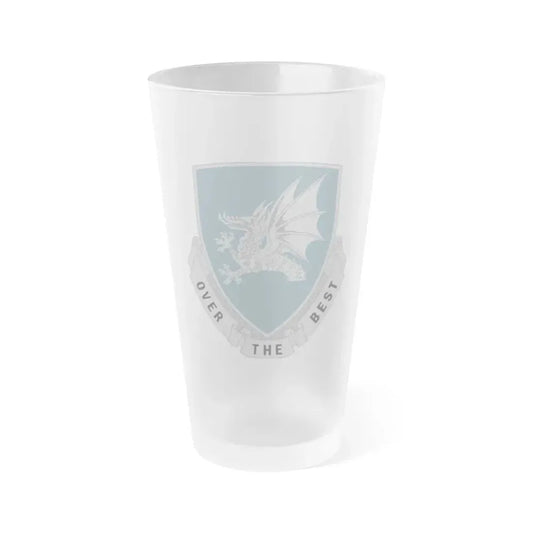 15 Transportation Battalion (U.S. Army) Frosted Pint Glass 16oz Default Title - Go Mug Yourself