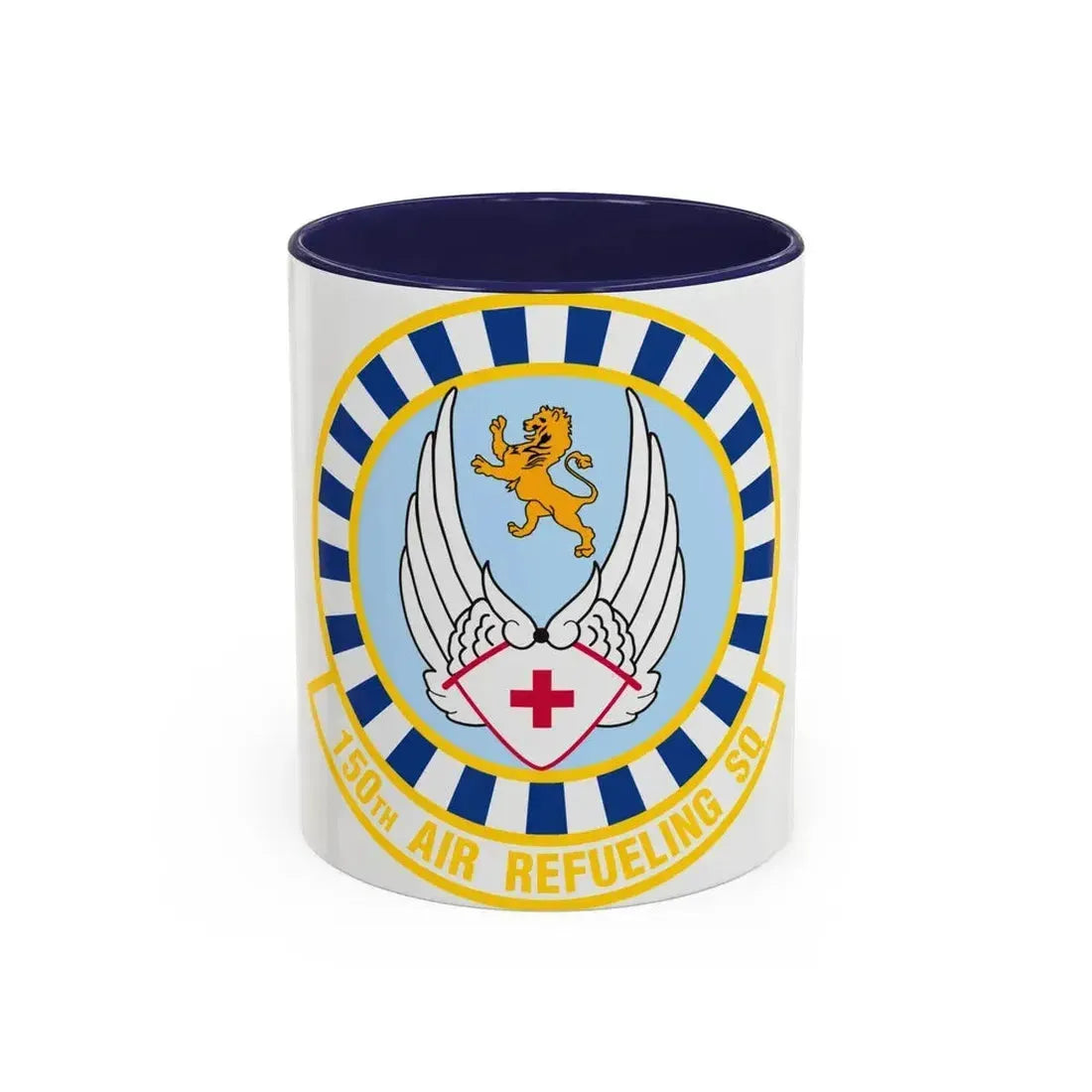 150 Air Refueling Squadron (U.S. Air Force) Accent Coffee Mug 11oz Navy - Go Mug Yourself