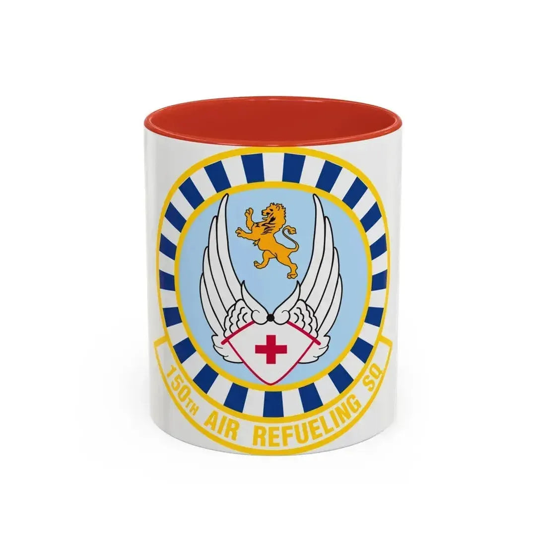150 Air Refueling Squadron (U.S. Air Force) Accent Coffee Mug 11oz Red - Go Mug Yourself