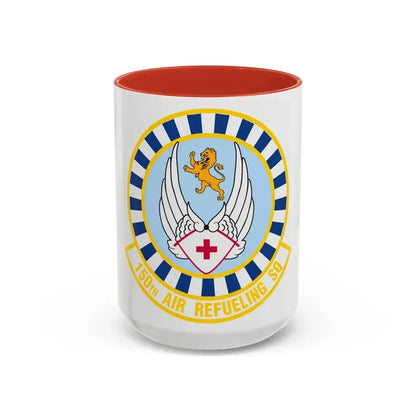 150 Air Refueling Squadron (U.S. Air Force) Accent Coffee Mug 15oz Red - Go Mug Yourself
