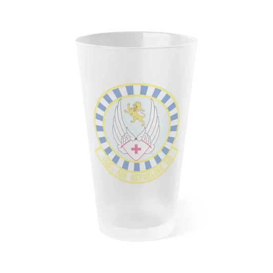 150 Air Refueling Squadron (U.S. Air Force) Frosted Pint Glass 16oz Default Title - Go Mug Yourself