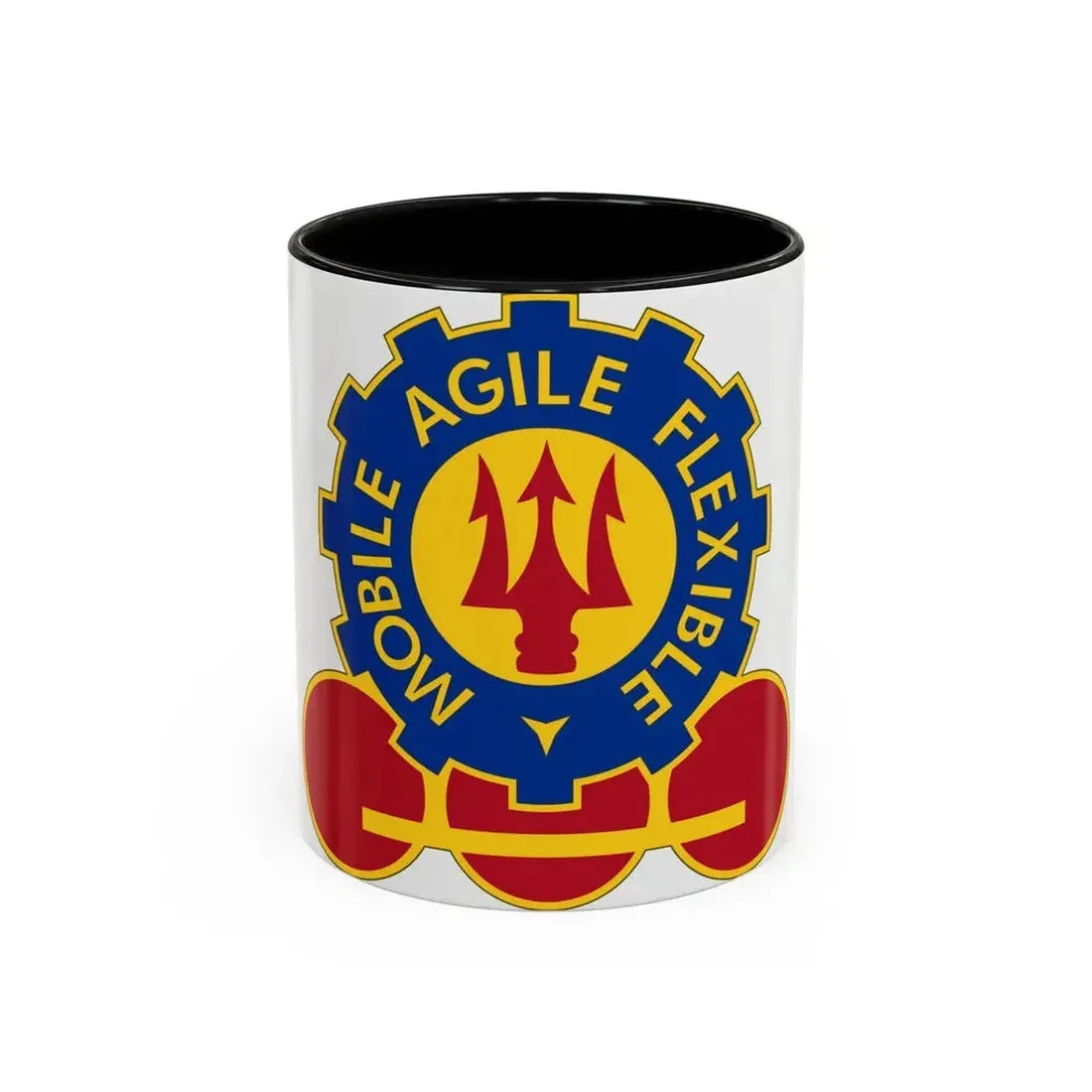 150 Engineer Battalion (U.S. Army) Accent Coffee Mug 11oz Black - Go Mug Yourself
