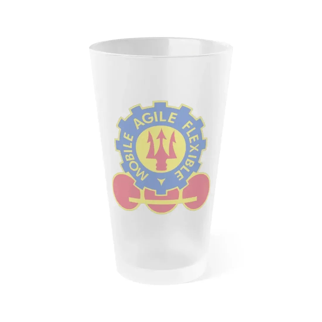 150 Engineer Battalion (U.S. Army) Frosted Pint Glass 16oz Default Title - Go Mug Yourself