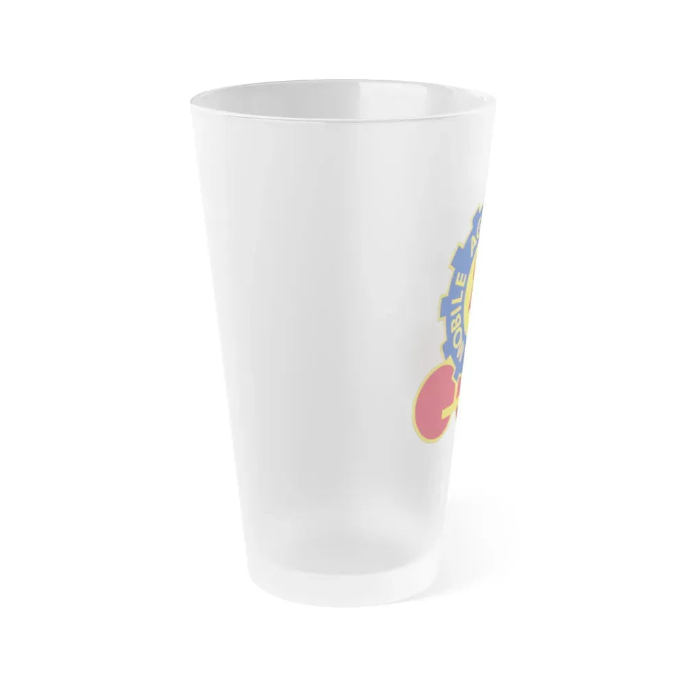 150 Engineer Battalion (U.S. Army) Frosted Pint Glass 16oz - Go Mug Yourself