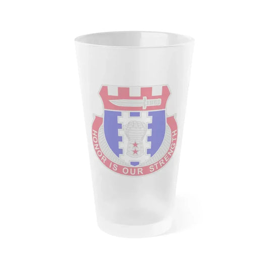 150 Engineer Battalion v2 (U.S. Army) Frosted Pint Glass 16oz Default Title - Go Mug Yourself