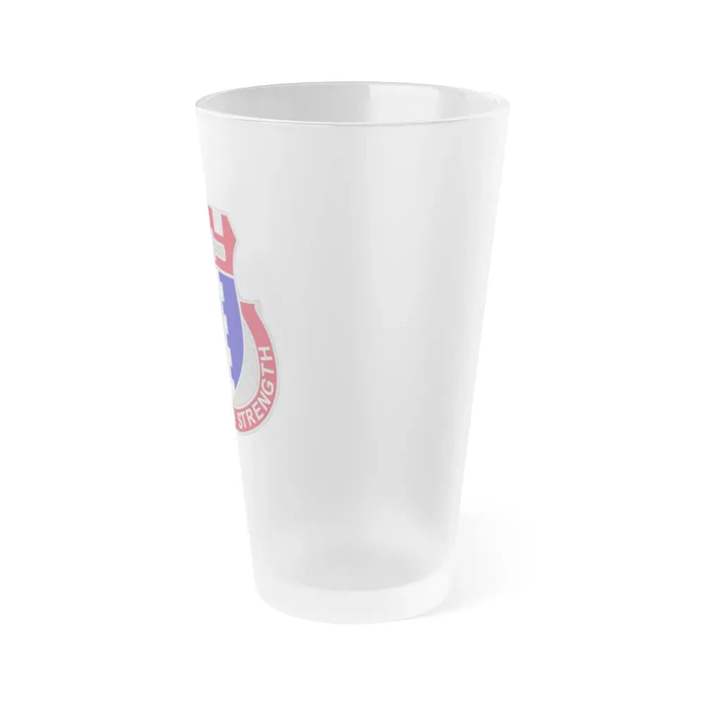 150 Engineer Battalion v2 (U.S. Army) Frosted Pint Glass 16oz - Go Mug Yourself