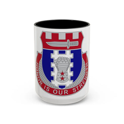 150 Engineer Battalion1 (U.S. Army) Accent Coffee Mug-15oz-Black-Go Mug Yourself