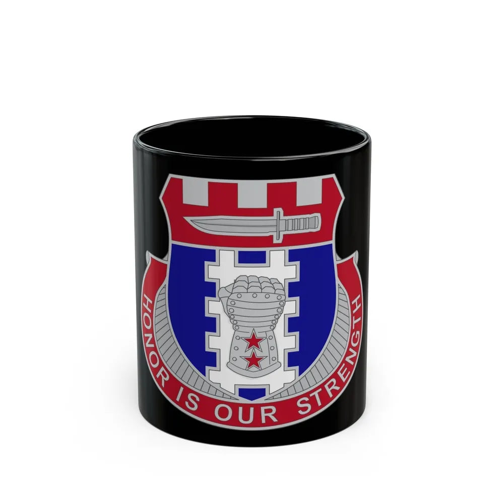 150 Engineer Battalion1 (U.S. Army) Black Coffee Mug-11oz-Go Mug Yourself