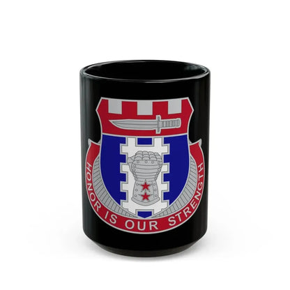 150 Engineer Battalion1 (U.S. Army) Black Coffee Mug 15oz - Go Mug Yourself