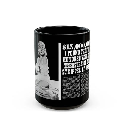 15,000,000 I Found The Five Hundred Year Old Treasure, True Men Stories, February 1972 - Black Coffee Mug-15oz-Go Mug Yourself