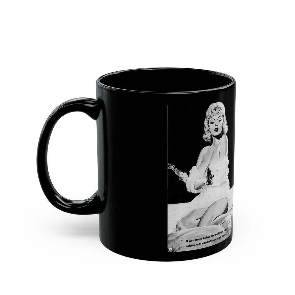 15,000,000 I Found The Five Hundred Year Old Treasure, True Men Stories, February 1972 - Black Coffee Mug-Go Mug Yourself