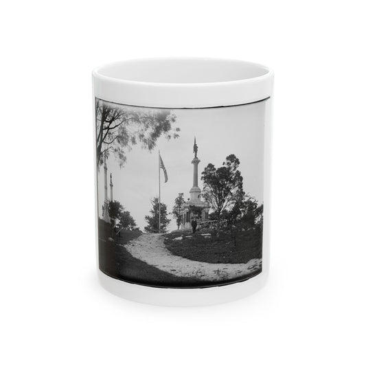 Monuments At Chickamauga And Chattanooga National Military Park, Tennessee And Georgia (U.S. Civil War) White Coffee Mug