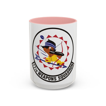 Tasse à café décorative du 77e escadron d'armes (US Air Force)