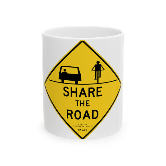 NYCDOT SW-675 (New York) (Road Sign) White Coffee Mug