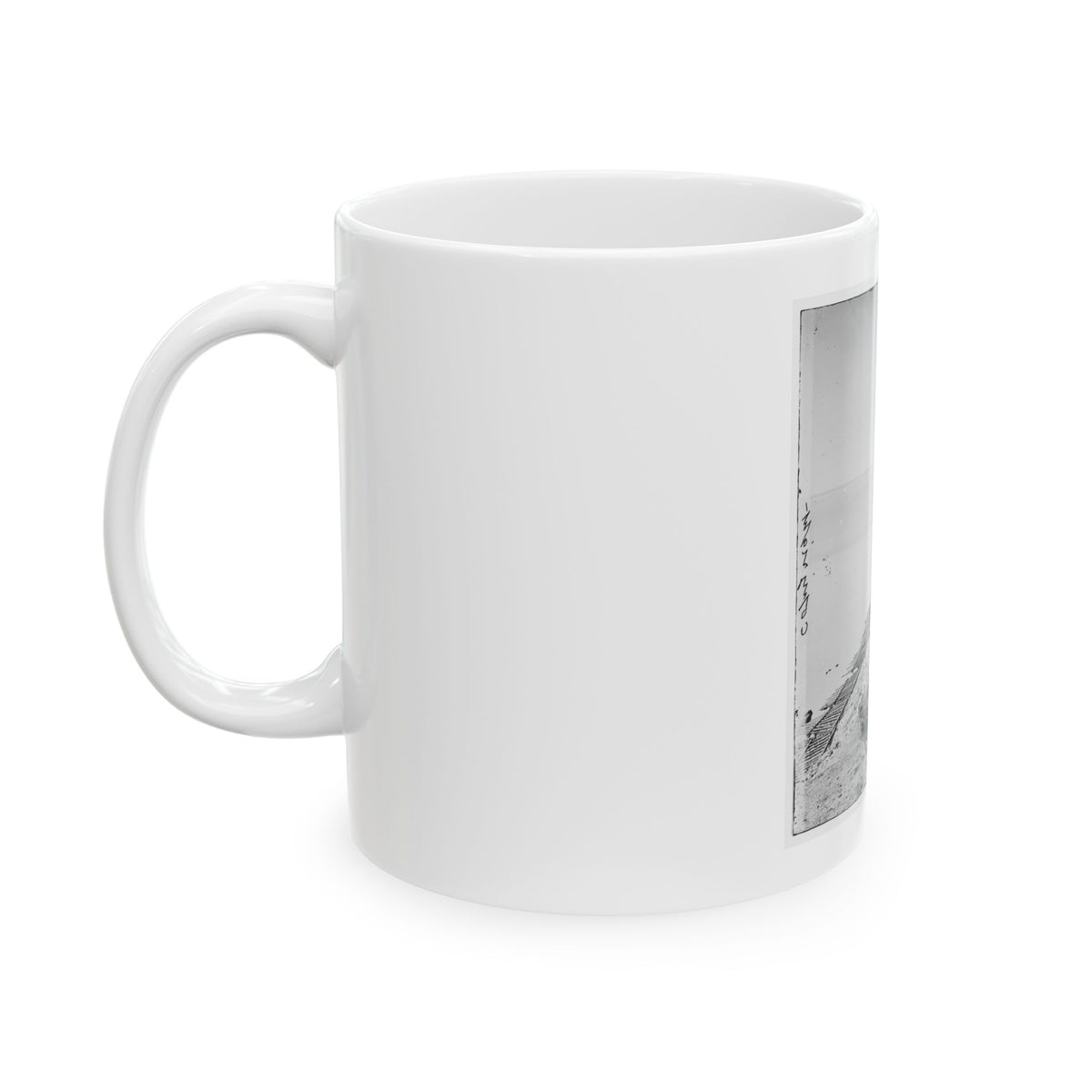 Charleston, S.C. Parapet Of Fort Sumter Looking Toward Morris Island (U.S. Civil War) White Coffee Mug