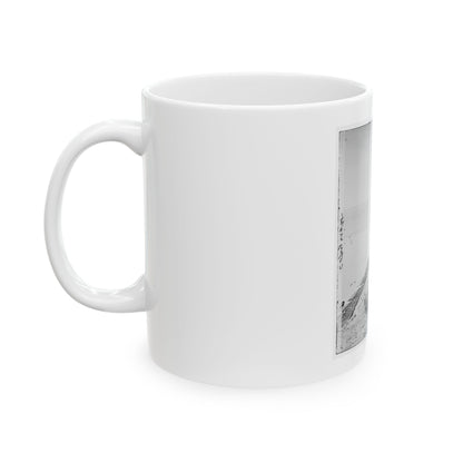 Charleston, S.C. Parapet Of Fort Sumter Looking Toward Morris Island (U.S. Civil War) White Coffee Mug
