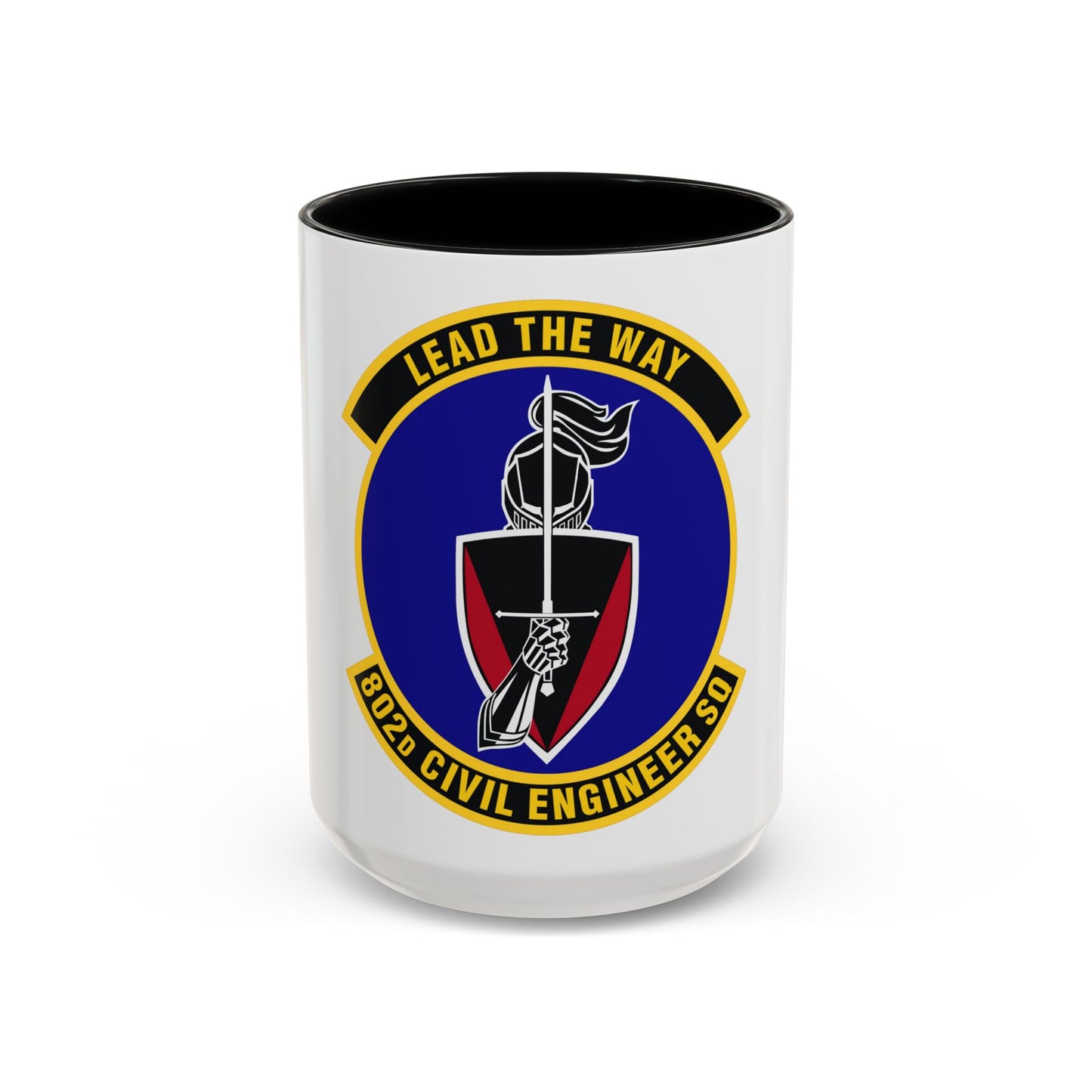 802d Civil Engineer Squadron (U.S. Air Force) Accent Coffee Mug