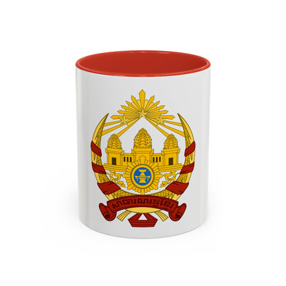 Coat of arms of the Khmer Republic - Accent Coffee Mug