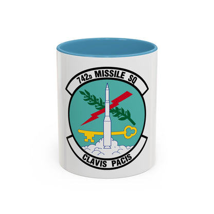 742 Missile Squadron AFGSC (U.S. Air Force) Accent Coffee Mug