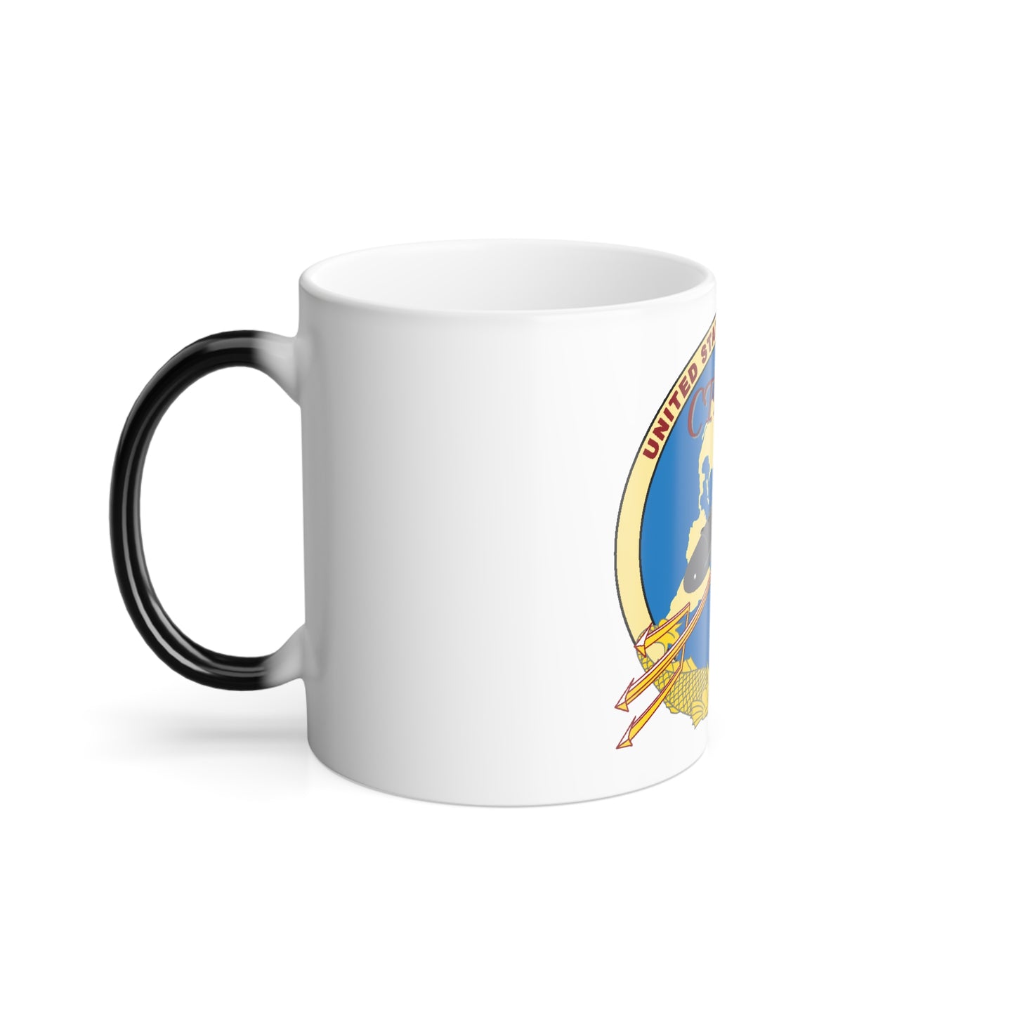 US Sixth Fleet CTF 69 (U.S. Navy) Color Changing Mug 11oz