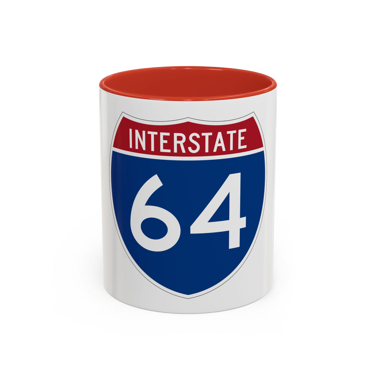 Interstate 64 (U.S. Highways) Accent Coffee Mug