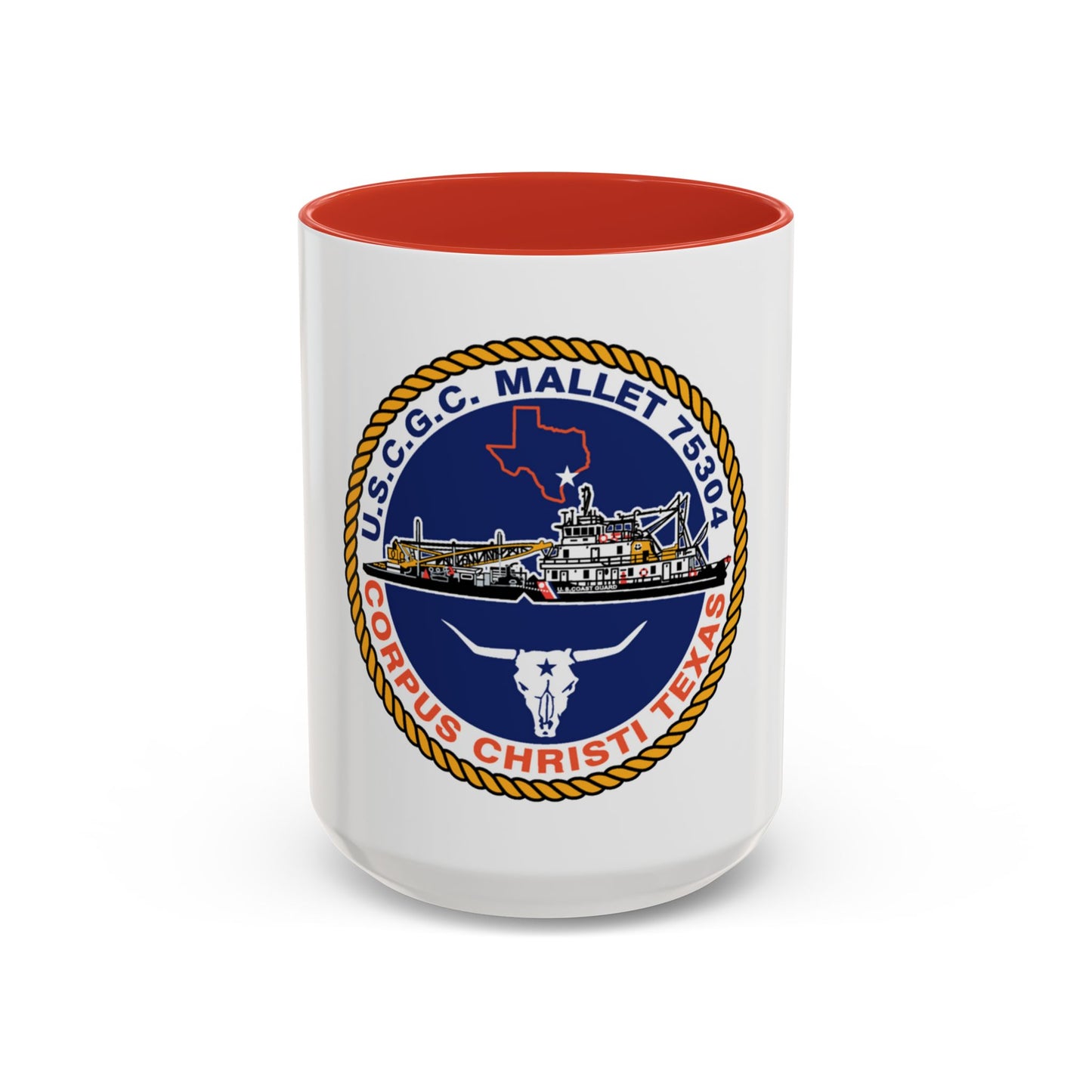 USCGC Mallet 75304 (U.S. Coast Guard) Accent Coffee Mug