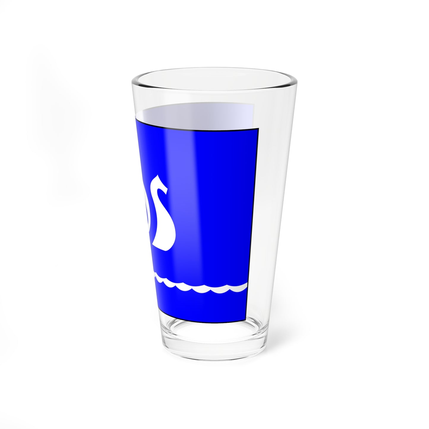 Flag of Kirishi Leningrad oblast (Russia) Pint Glass 16oz