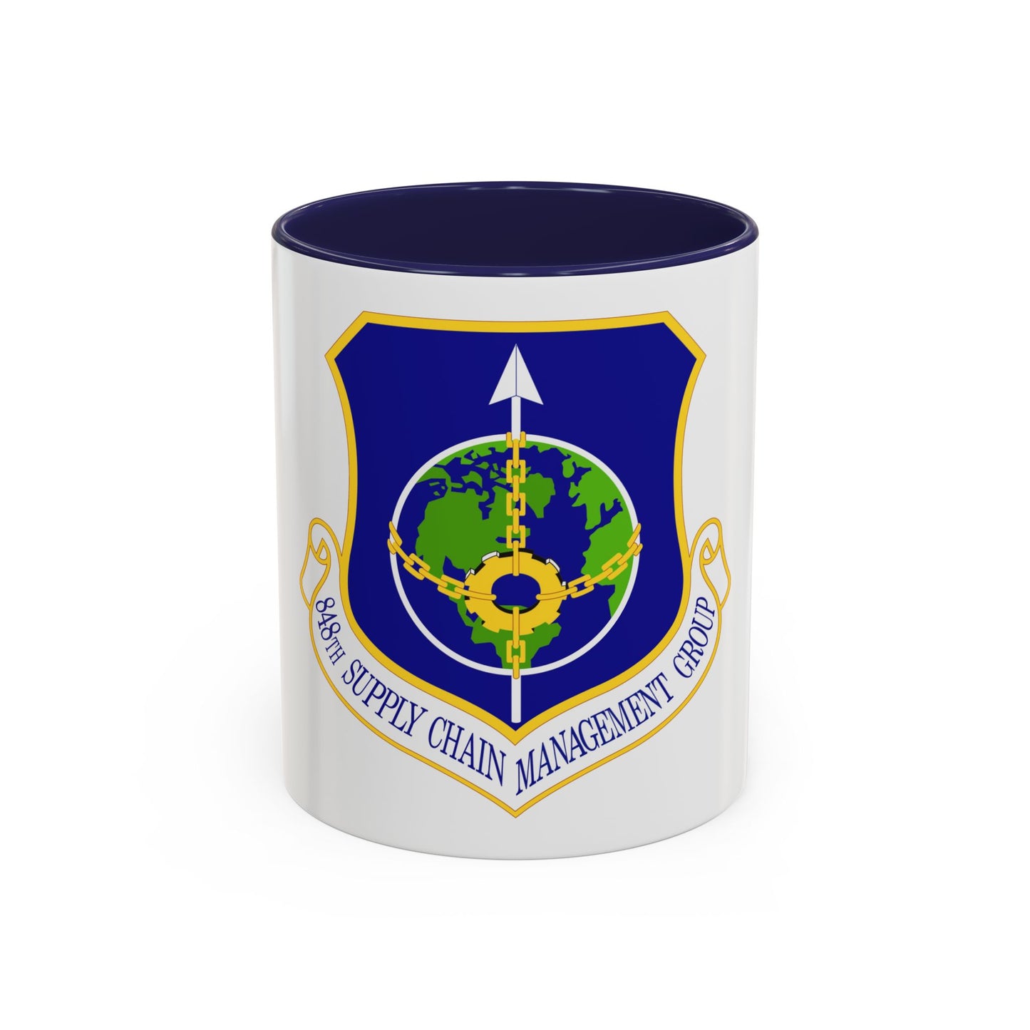 848 Supply Chain Management Group AFMC (U.S. Air Force) Accent Coffee Mug