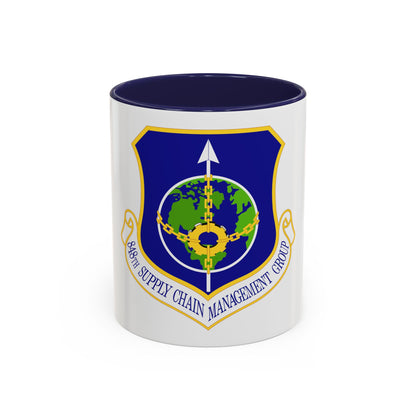848 Supply Chain Management Group AFMC (U.S. Air Force) Accent Coffee Mug