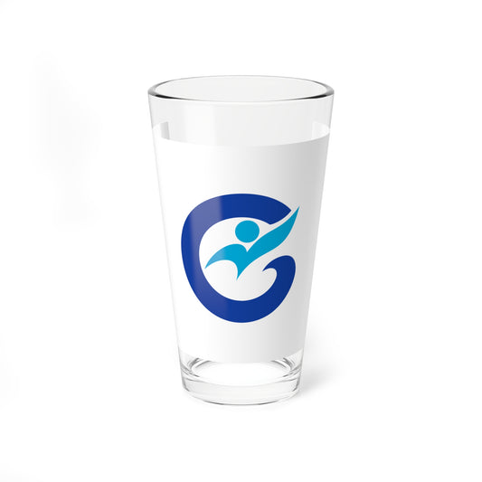Flag of Nanao Ishikawa (Japan) Pint Glass 16oz