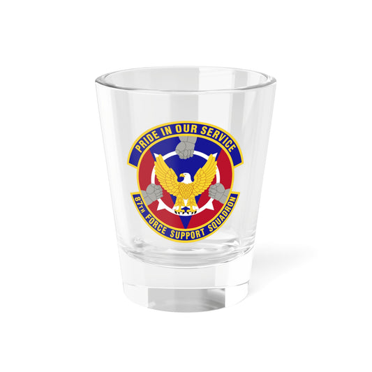 Verre à liqueur 87 Force Support Squadron AMC (US Air Force) 1,5 oz