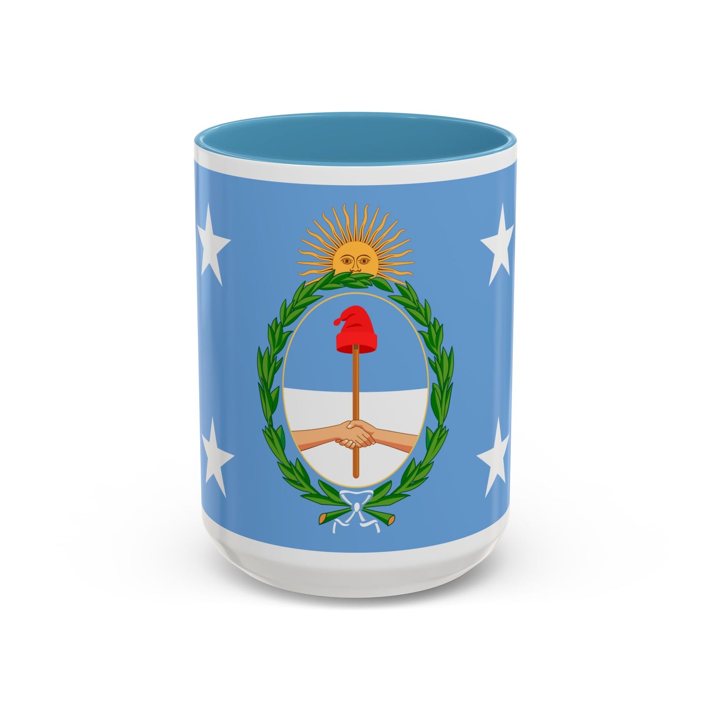 Standard of the President of Argentina Afloat - Accent Coffee Mug