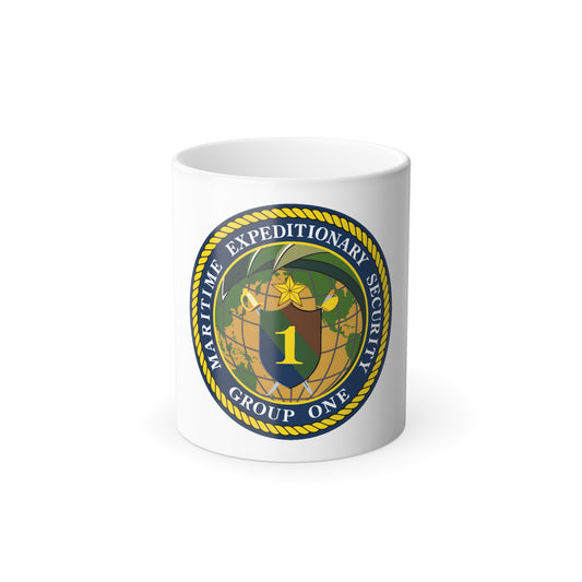 Maritime Expeditionary Grp 1 (U.S. Navy) Color Changing Mug 11oz