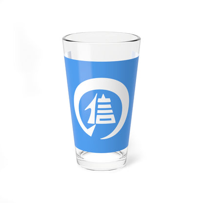 Flag of Shinano Nagano (Japan) Pint Glass 16oz