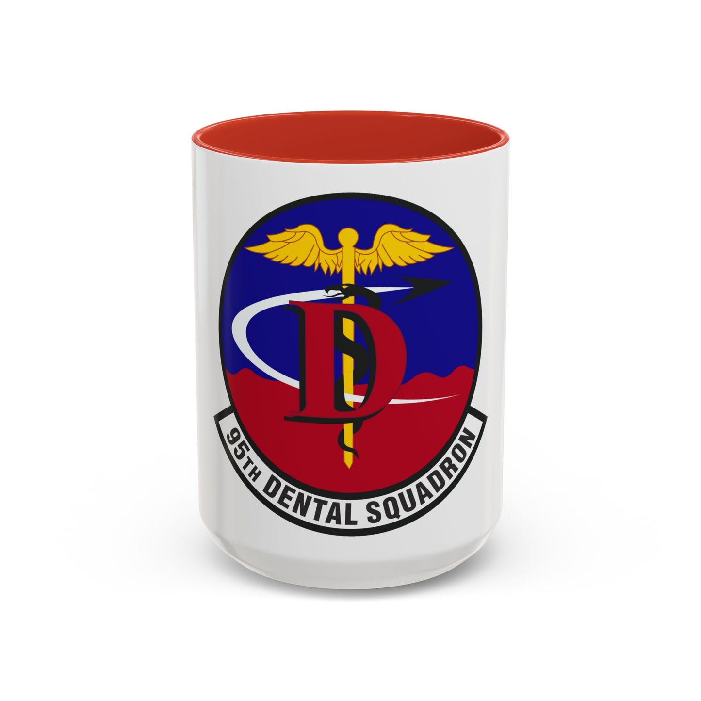95th Dental Squadron (U.S. Air Force) Accent Coffee Mug