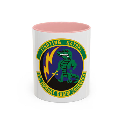 53d Combat Communications Squadron (U.S. Air Force) Accent Coffee Mug