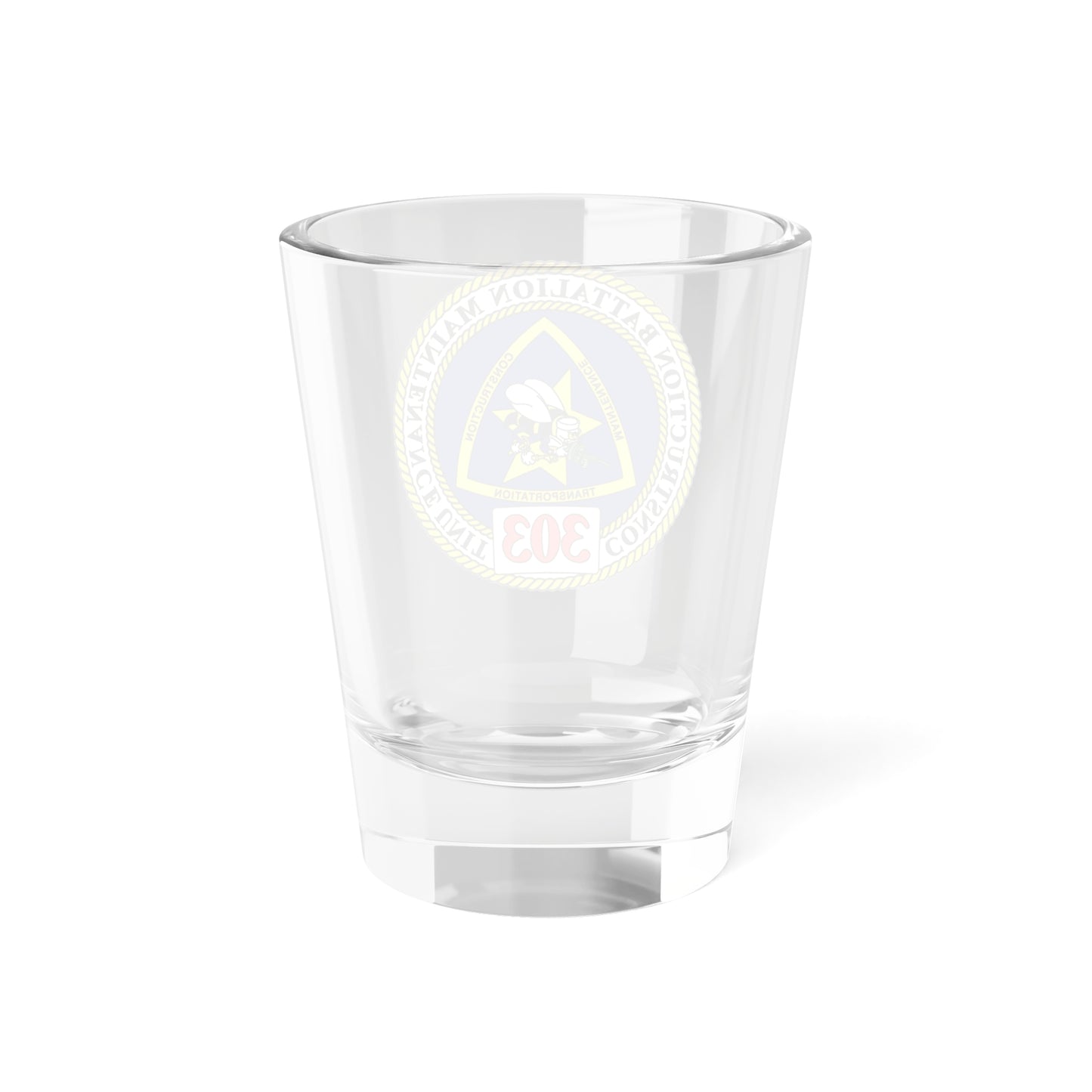 CBMU 303 (U.S. Navy) Shot Glass 1.5oz