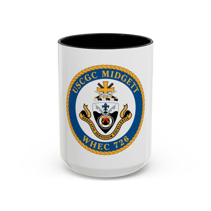 USCG Midgett WHEC 726 (U.S. Coast Guard) Accent Coffee Mug