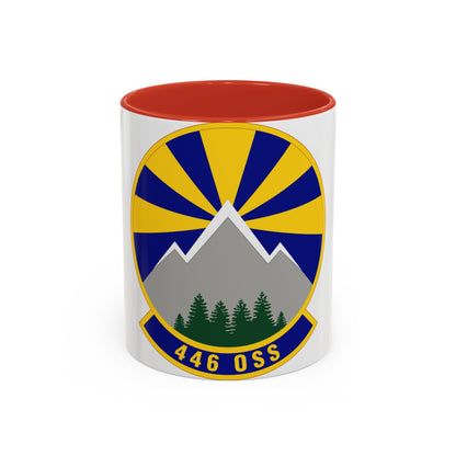 446 Operations Support Squadron (U.S. Air Force) Accent Coffee Mug