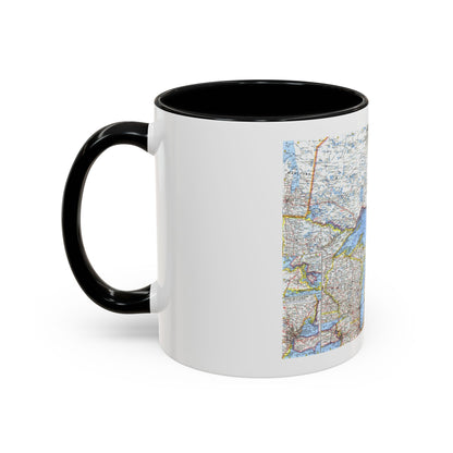 Canada - Central (1963) (Map) Accent Coffee Mug